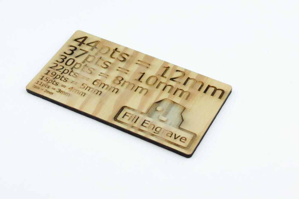 Plywood 4mm Fir - Fill Engrave